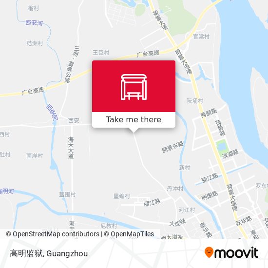 高明监狱 map