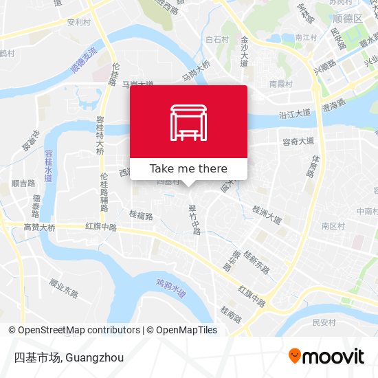 四基市场 map