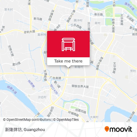 新隆牌坊 map