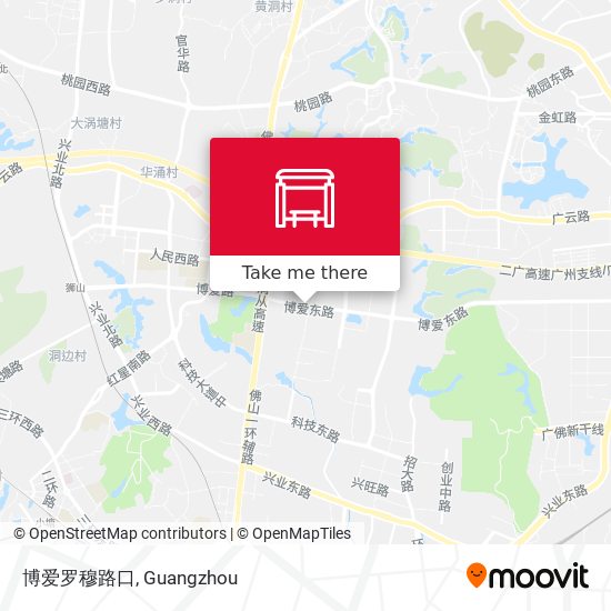 博爱罗穆路口 map