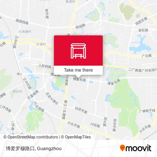 博爱罗穆路口 map