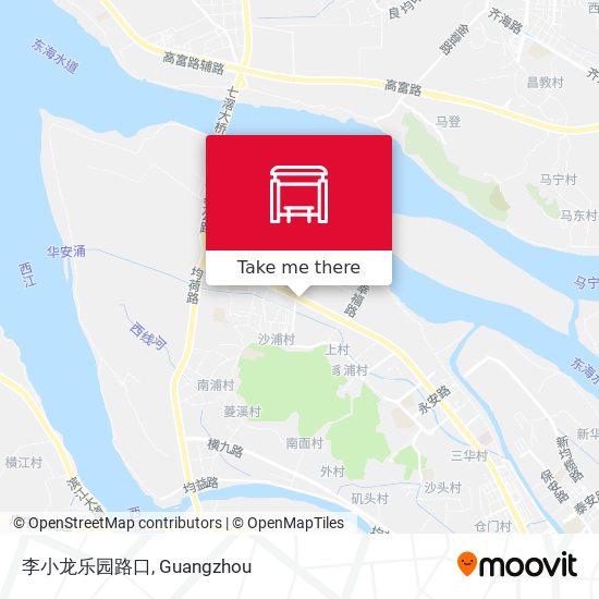 李小龙乐园路口 map