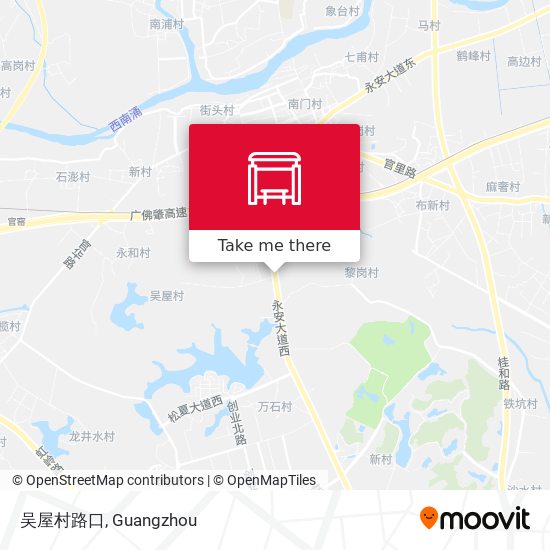 吴屋村路口 map
