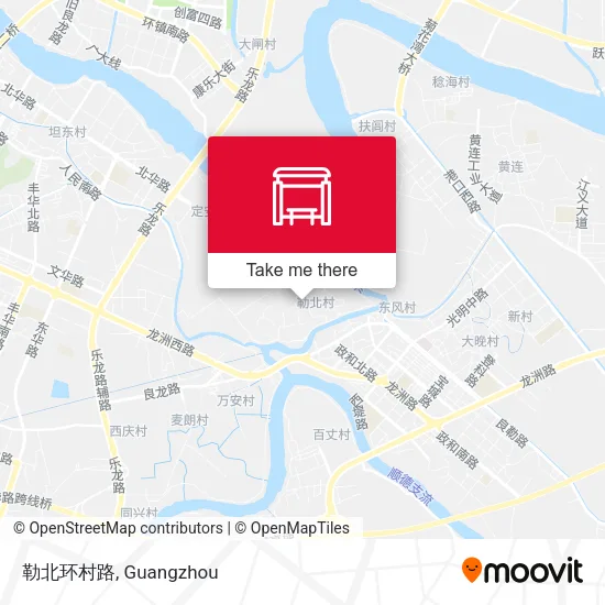 勒北环村路 map