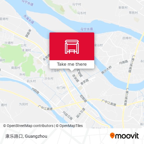 康乐路口 map
