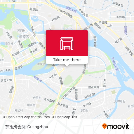 东逸湾会所 map