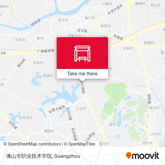 佛山市职业技术学院 map