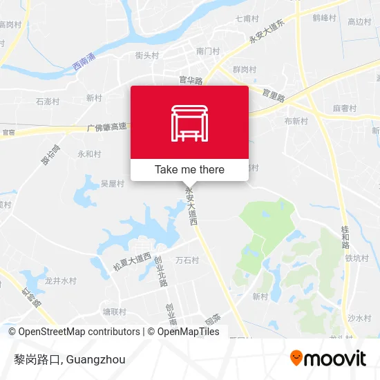 黎岗路口 map