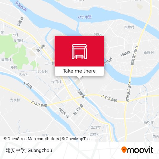 建安中学 map