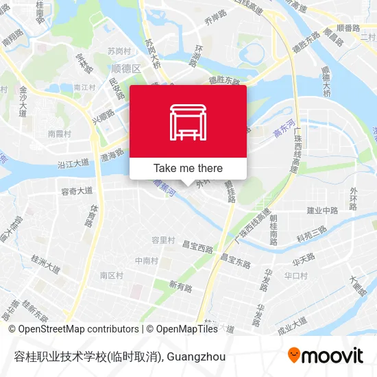 容桂职业技术学校(临时取消) map