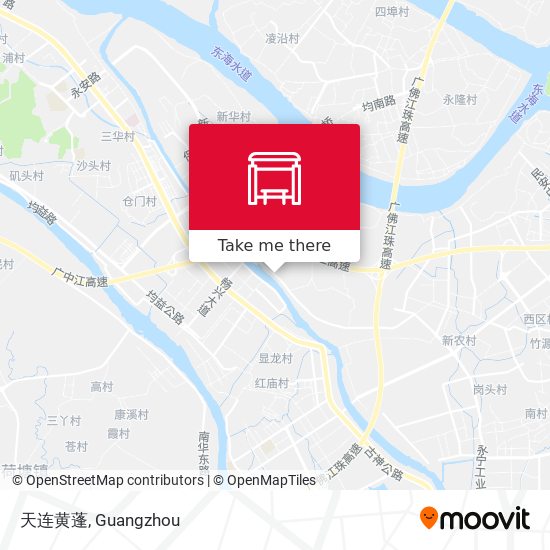 天连黄蓬 map