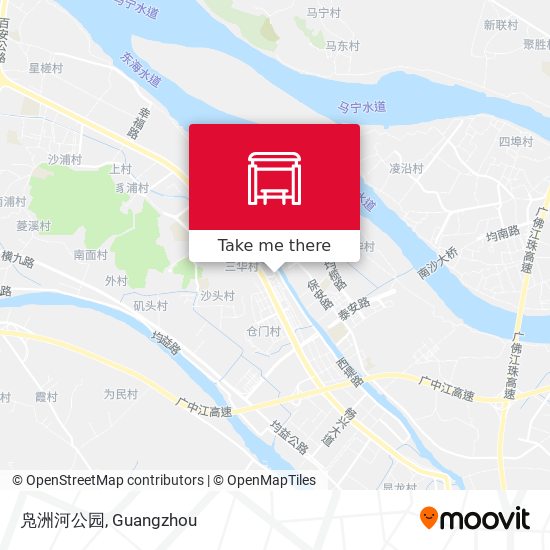 凫洲河公园 map