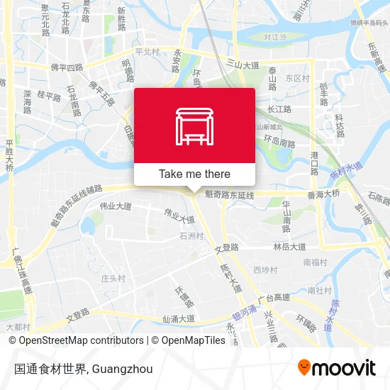 国通食材世界 map