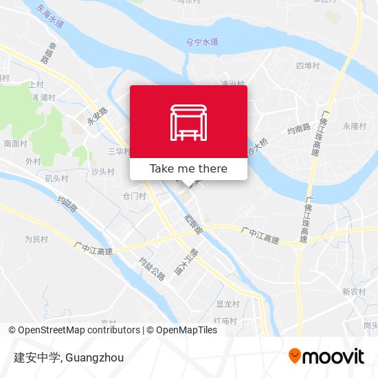 建安中学 map