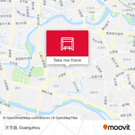 月字路 map