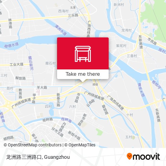 龙洲路三洲路口 map