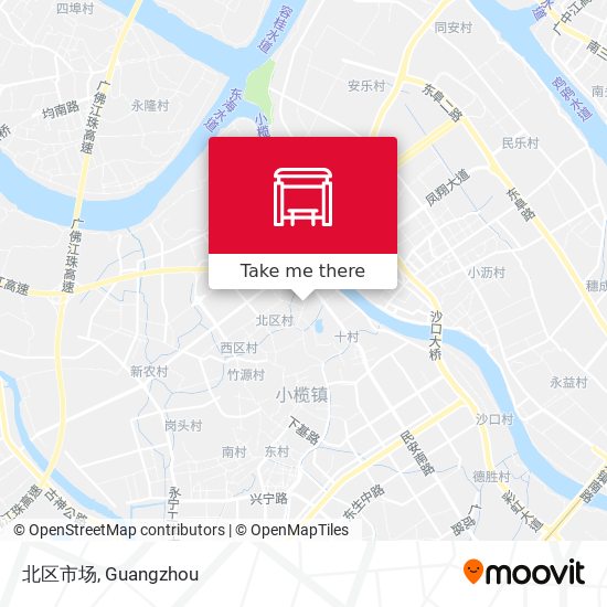 北区市场 map
