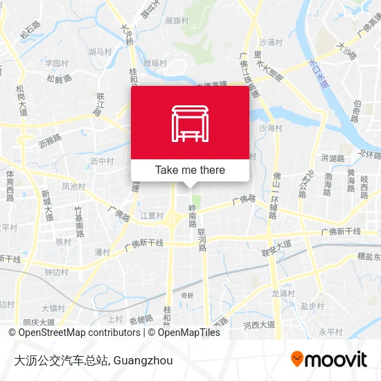 大沥公交汽车总站 map