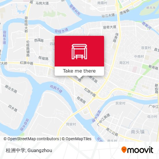 桂洲中学 map