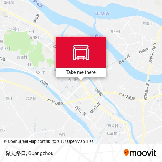 聚龙路口 map