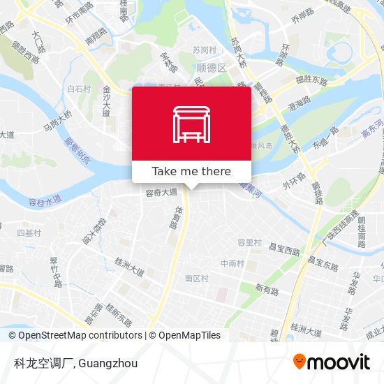 科龙空调厂 map