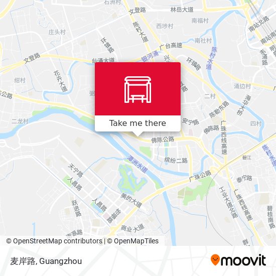 麦岸路 map
