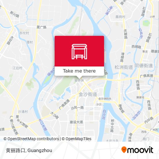 黄丽路口 map