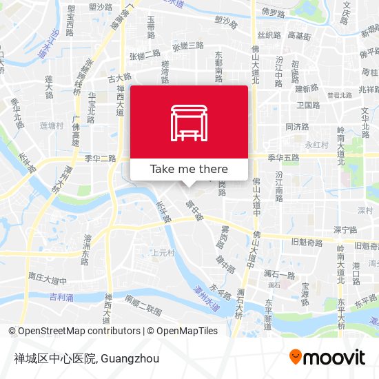 禅城区中心医院 map