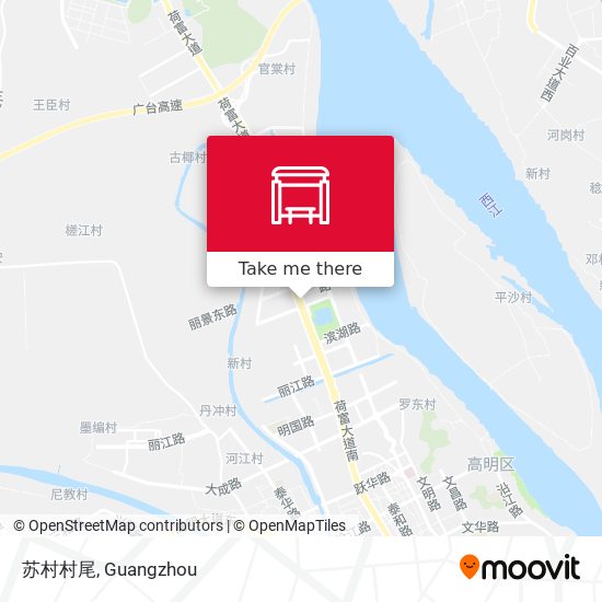 苏村村尾 map
