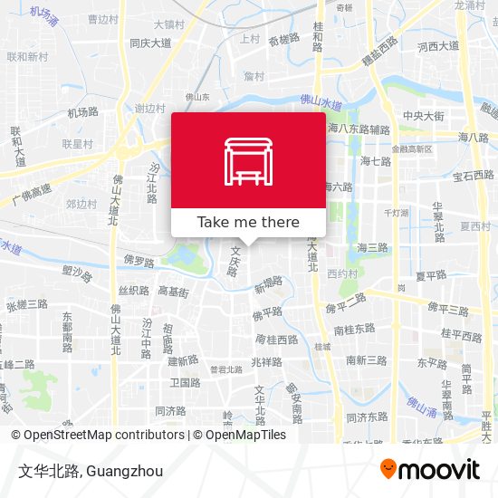 文华北路 map