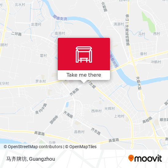 马齐牌坊 map
