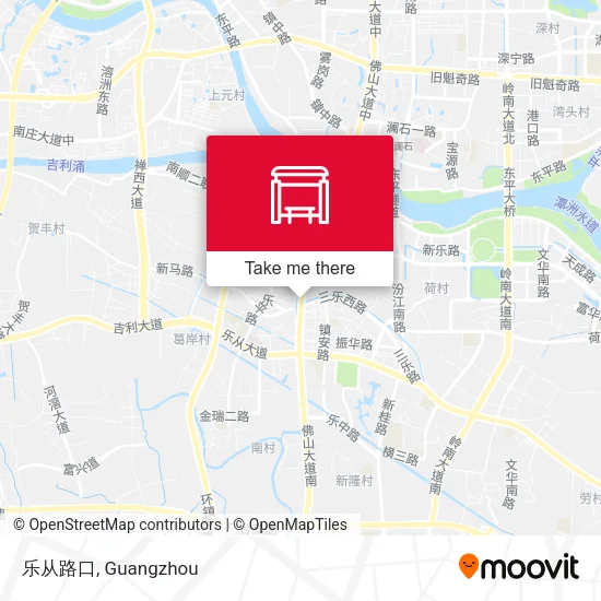乐从路口 map