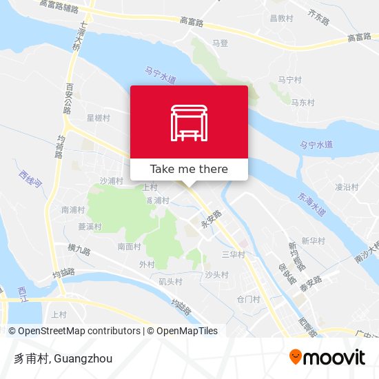 豸甫村 map