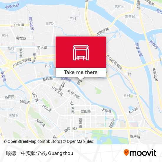 顺德一中实验学校 map