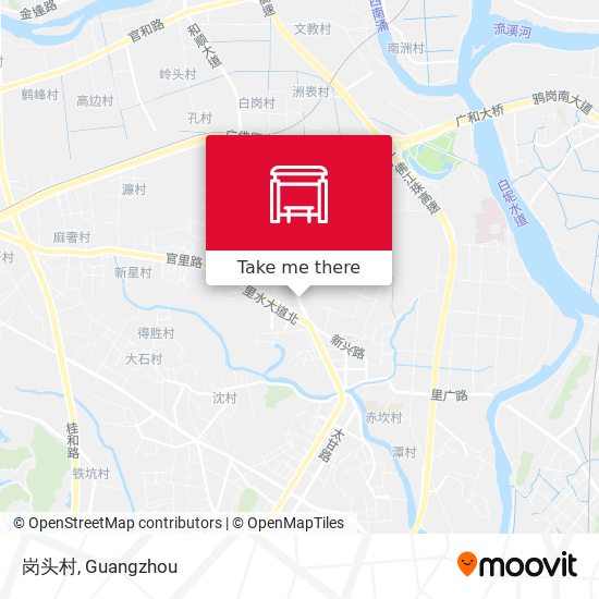 岗头村 map