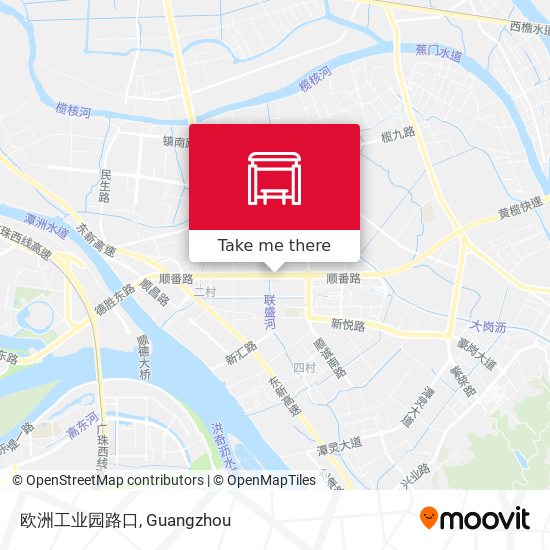 欧洲工业园路口 map