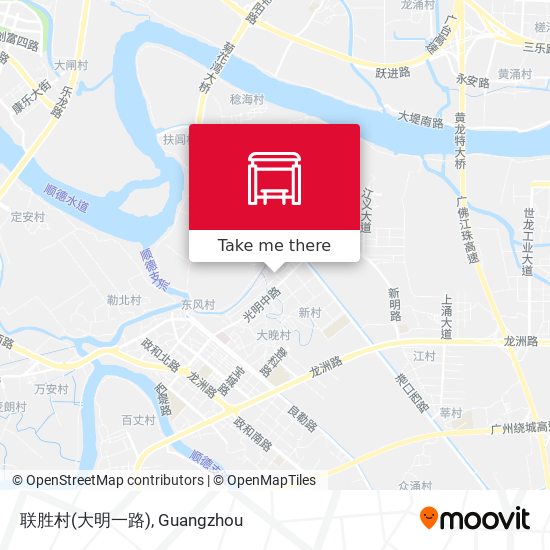 联胜村(大明一路) map