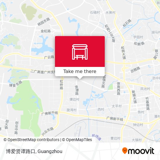 博爱贤谭路口 map