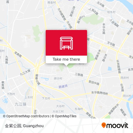 金紫公园 map