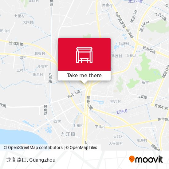 龙高路口 map
