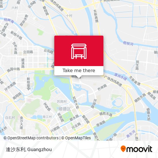 逢沙东利 map