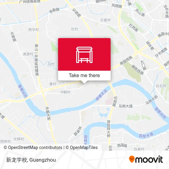新龙学校 map