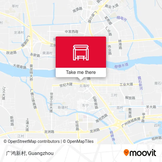广鸿新村 map