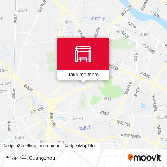 华西小学 map