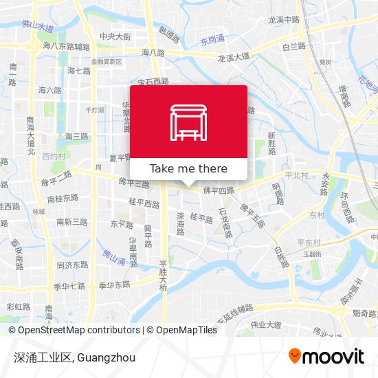 深涌工业区 map