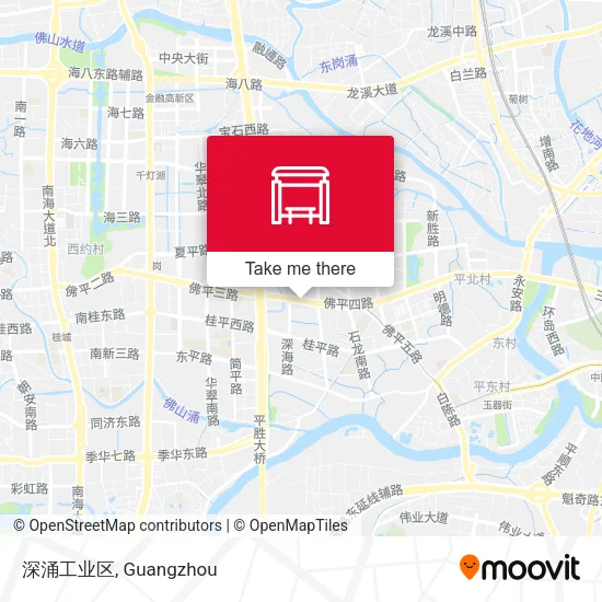 深涌工业区 map