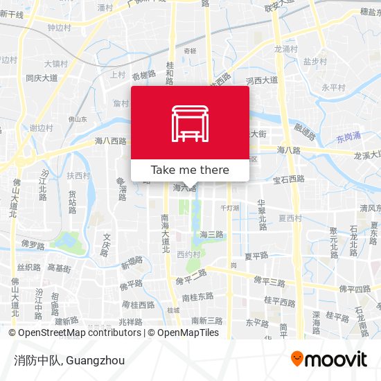 消防中队 map