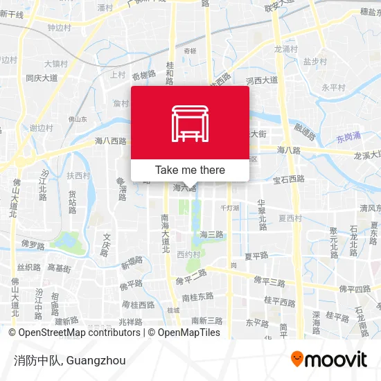 消防中队 map