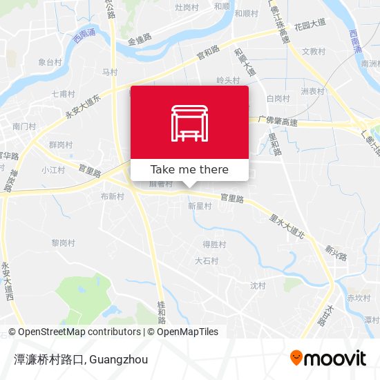潭濂桥村路口 map