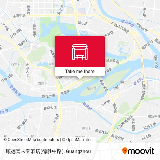 顺德喜来登酒店(德胜中路) map
